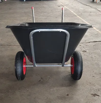 plastic tray double wheels big water capacity wheelbarrow wb9610