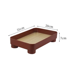Wholesale oval tray fruit cup cosmetic nursery tray for working,storing used in bedroom, kitchen, living room trays