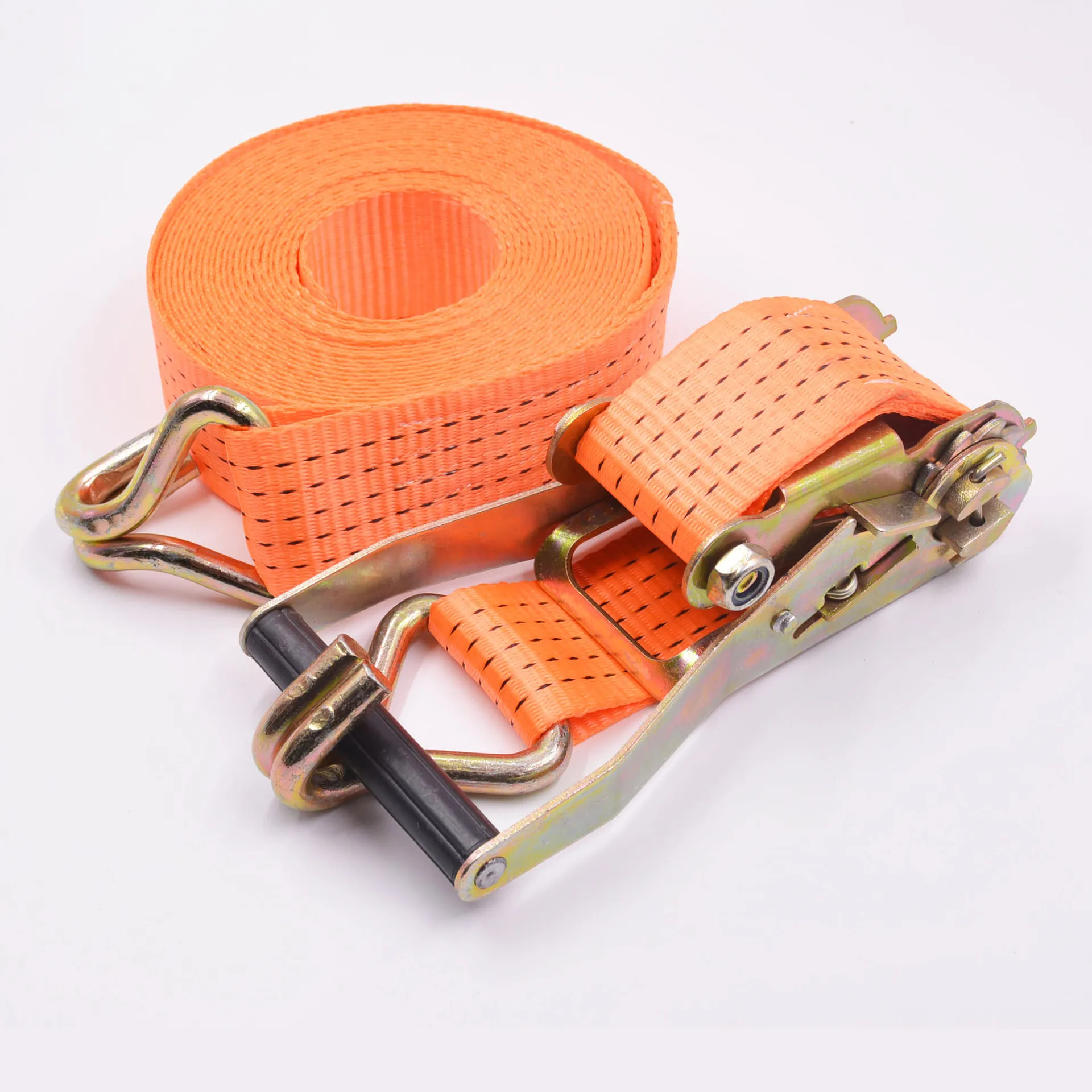 New Arrival 200 KG Weight Capacity Polyester Ratchet Cargo Lashing Belt Adjustable Tie Down Straps with Cam Lock Buckle