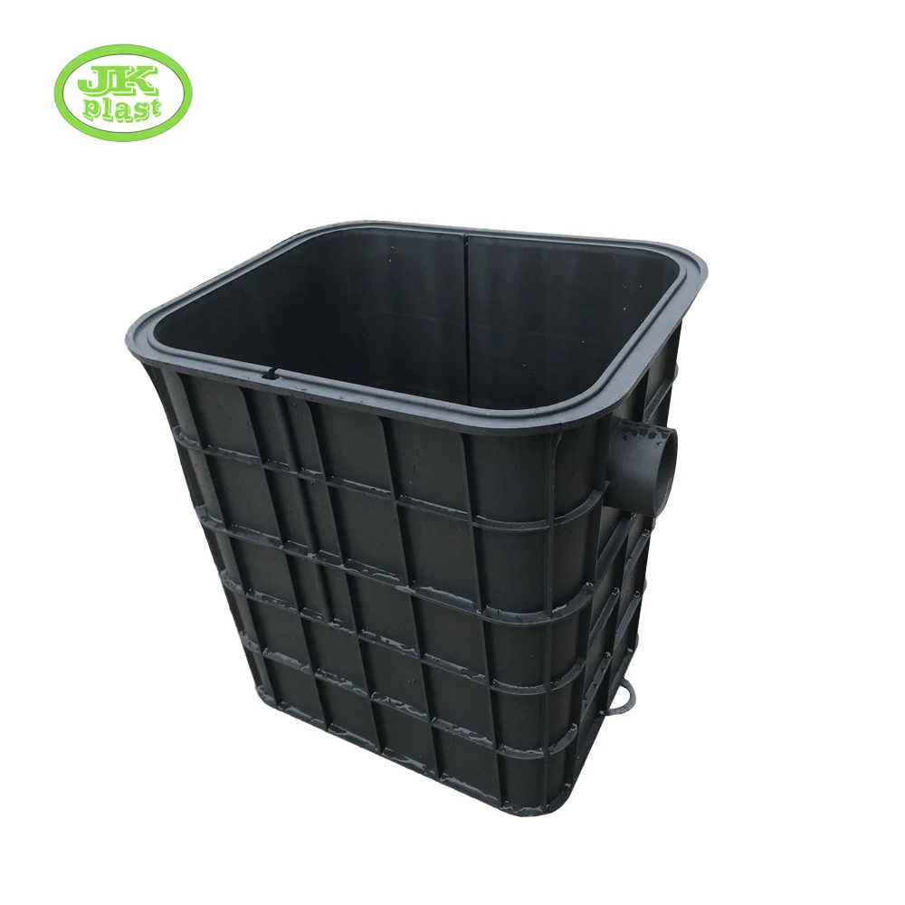 Square oil water separator kitchen plastic grease trap