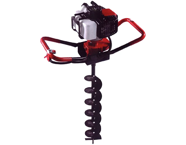 2 stroke 43cc gasoline earth auger with drill for tree planting post hole digger