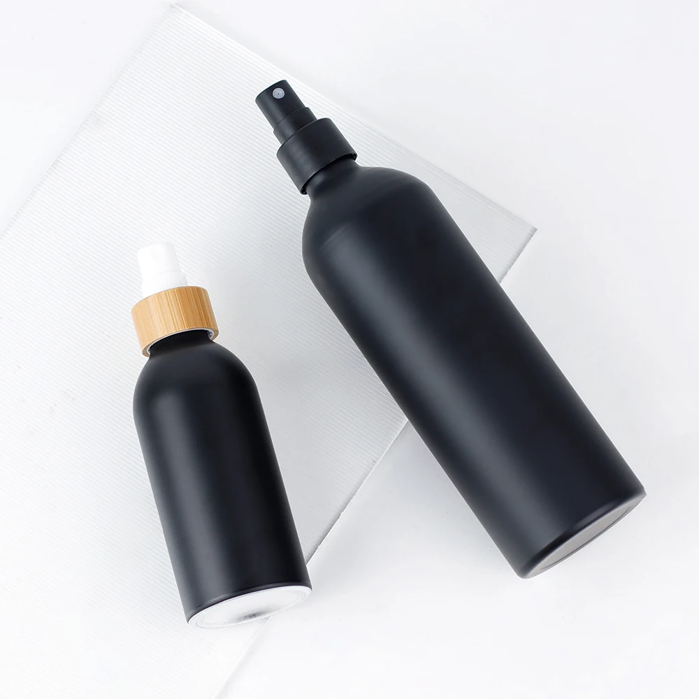 Made in chine high quality wholesale small aluminum skin care bottle packaging with different capacities