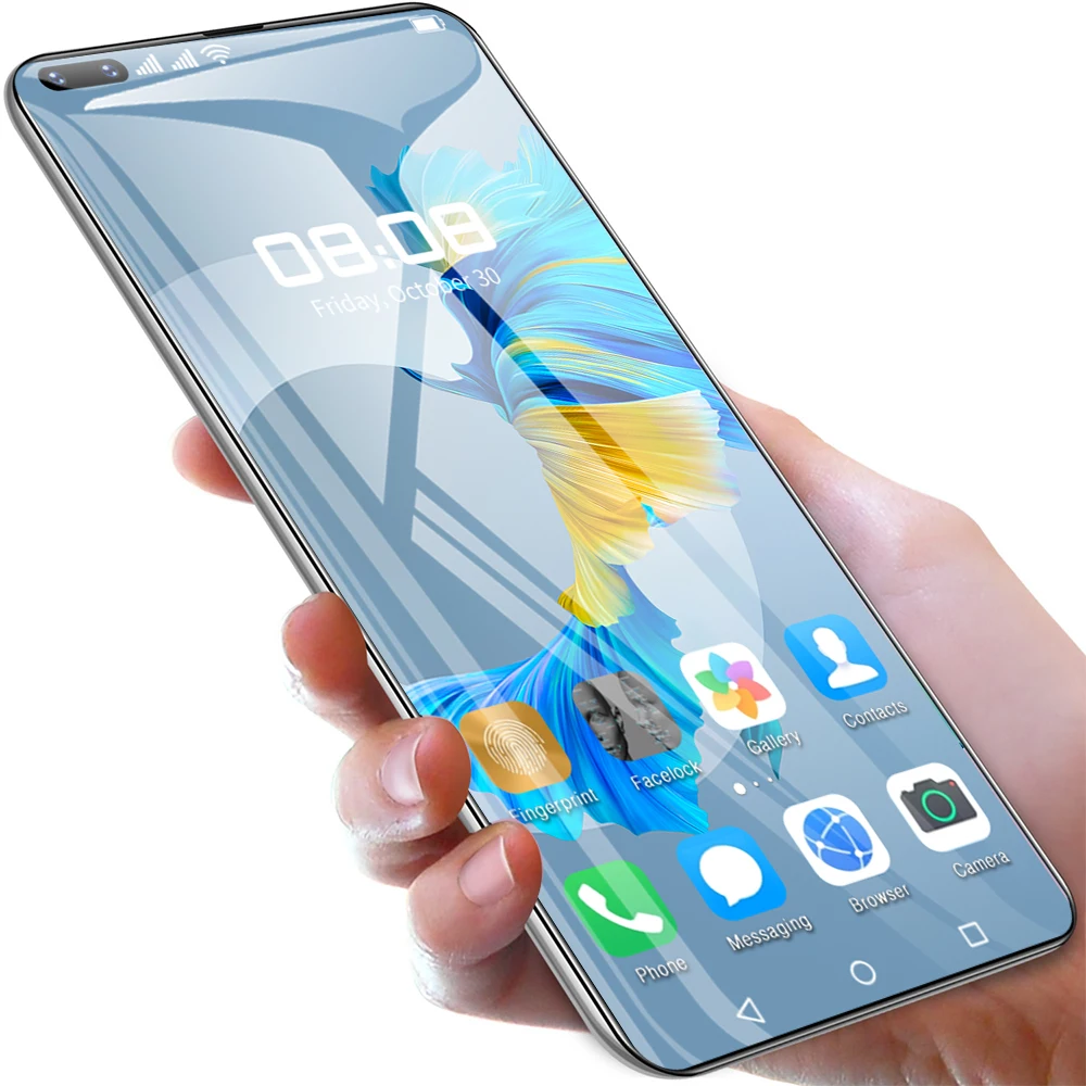  Горячая распродажа! Коврики 40 Pro + мобильный телефон Android 10 0 сотовый Mate40 смартфон 7 2