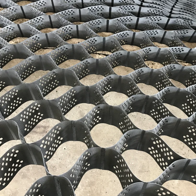 Стабилизатор гравия ASTMD Honeycomb hdpe geocell grid для подъездной дорожки