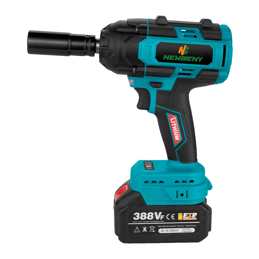 1500w 1300Nm High Torque Brushless Electric Impact Wrench High Power Heavy Duty Cordless Wrench for Makita 20v battery