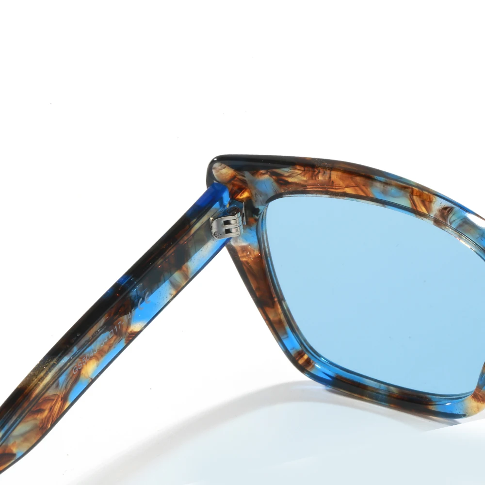 GS5043 wholesale new arriving outdoor customized logo fashion cat eye sun glasses polarized acetate sunglasses for men women