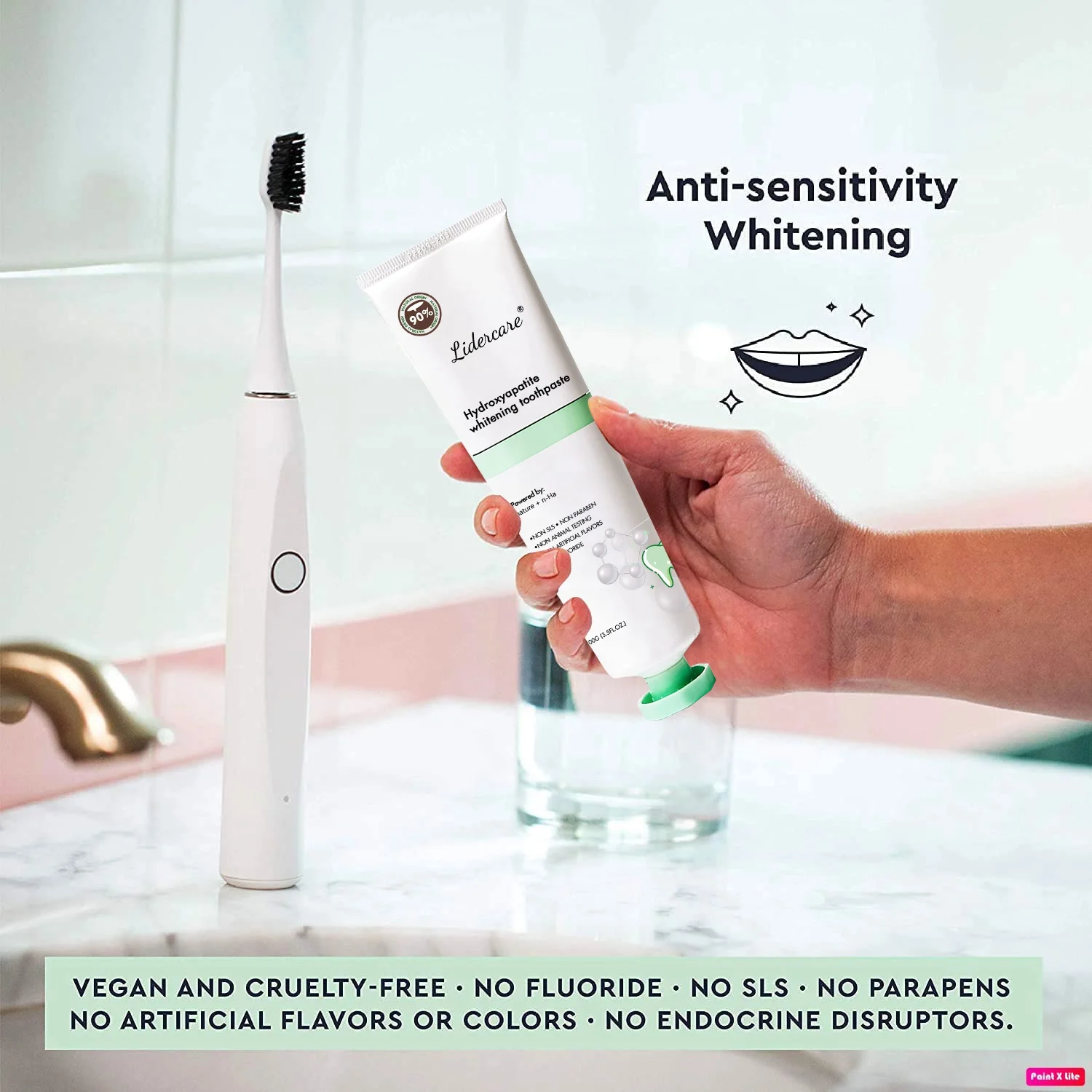 Custom Logo Fluoride-free Herbal Non Fluoride Whitening Nano Hydroxyapatite Toothpaste