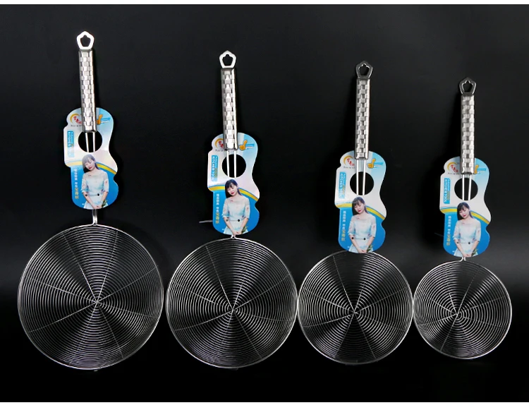 
SUS304 Frying Cooking Oil Draining Wire Skimmer Noodle Strainer Pasta Strainer Stainless Steel Strainer 