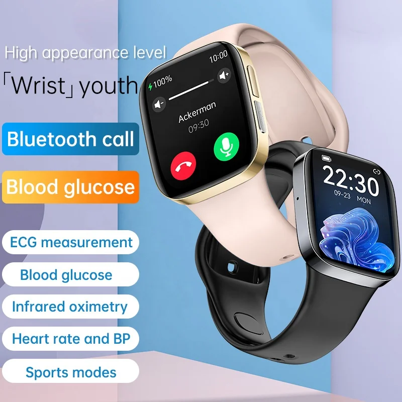 New JL08 Smart Watch with Calling ECG Body Temperature Heart Rate Blood Pressure Oxygen Waterproof Sports JL08 Smartwatch 2023