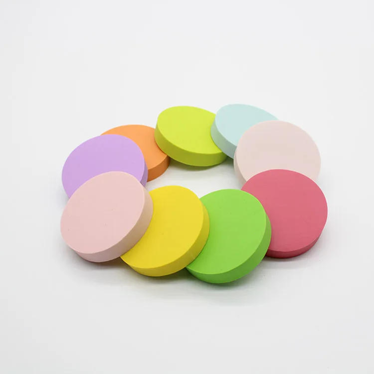 2024 Cheapest Round Economic Eraser For Student Erasing Customized Print Pencil material Environmental TPR Eraser