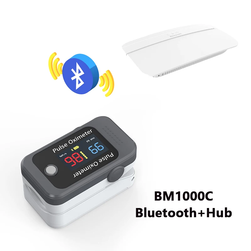 The remote oximeter consists of a Bluetooth oximeter and a Bluetooth gateway