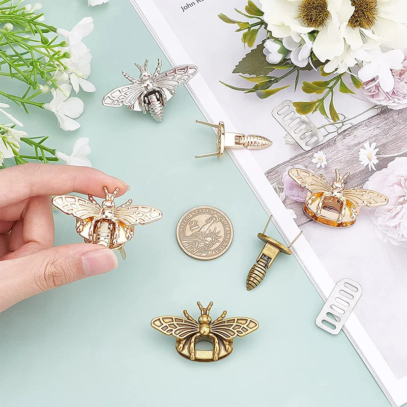 Fashion Decorative Bag Buckle Handbag Hardware Accessories Metal Hook With Handbag Purse