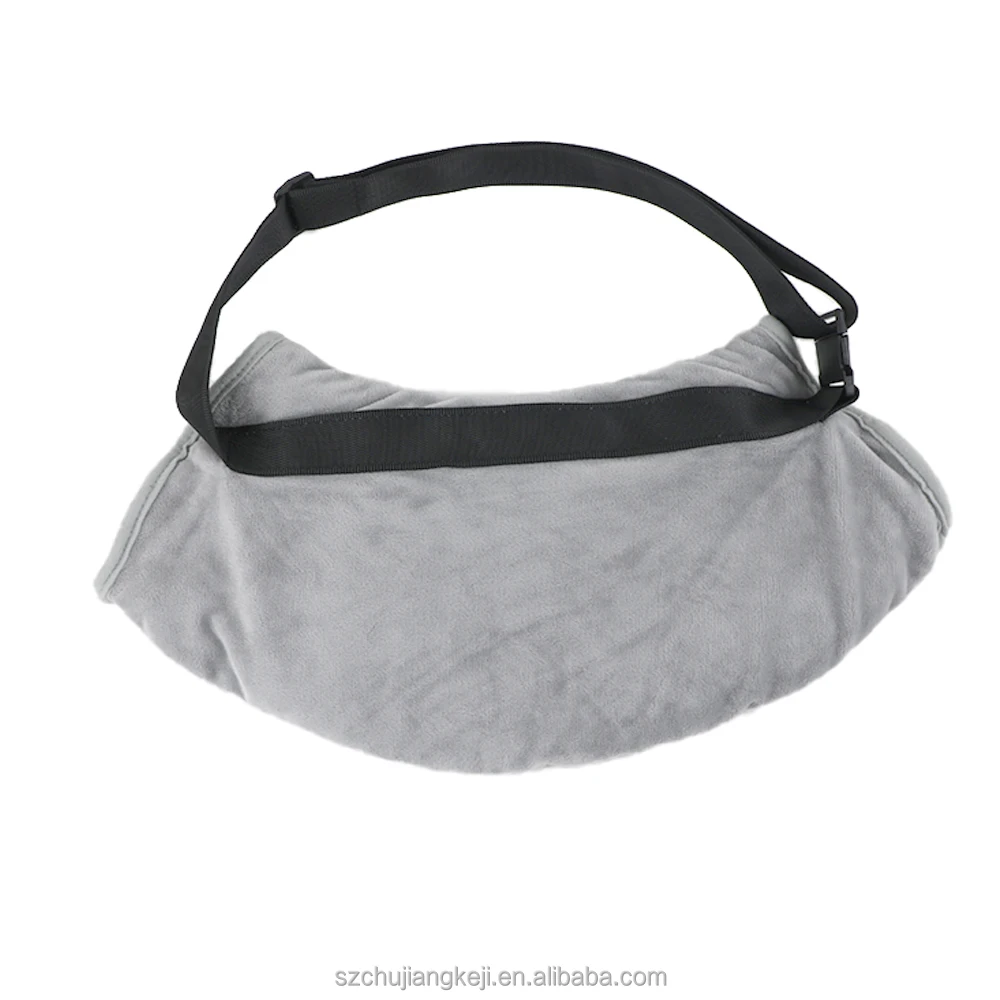 Electric Hand Warmer Adjustable Soft Heating Handbag Heated Hand Muff with Large Pockets for Camping Travel