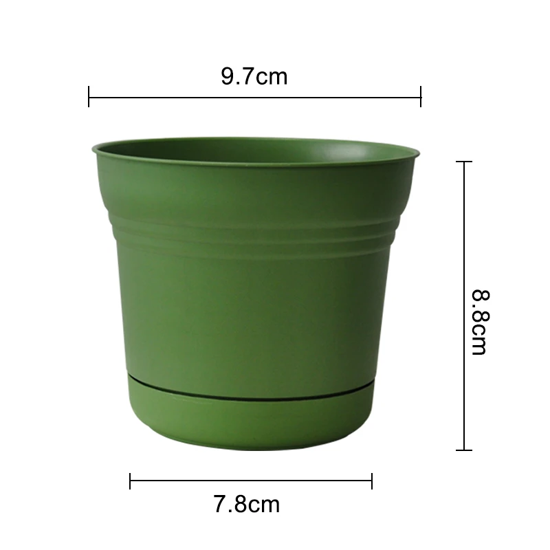 Wholesale Plastic Flower Pots Outdoor Large Garden Decoration Ornaments Pergola Artificial Plants Pots Macetas Para Plantas