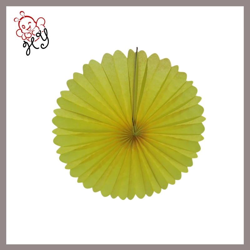 
tissue paper fan for hanging for party decoration 