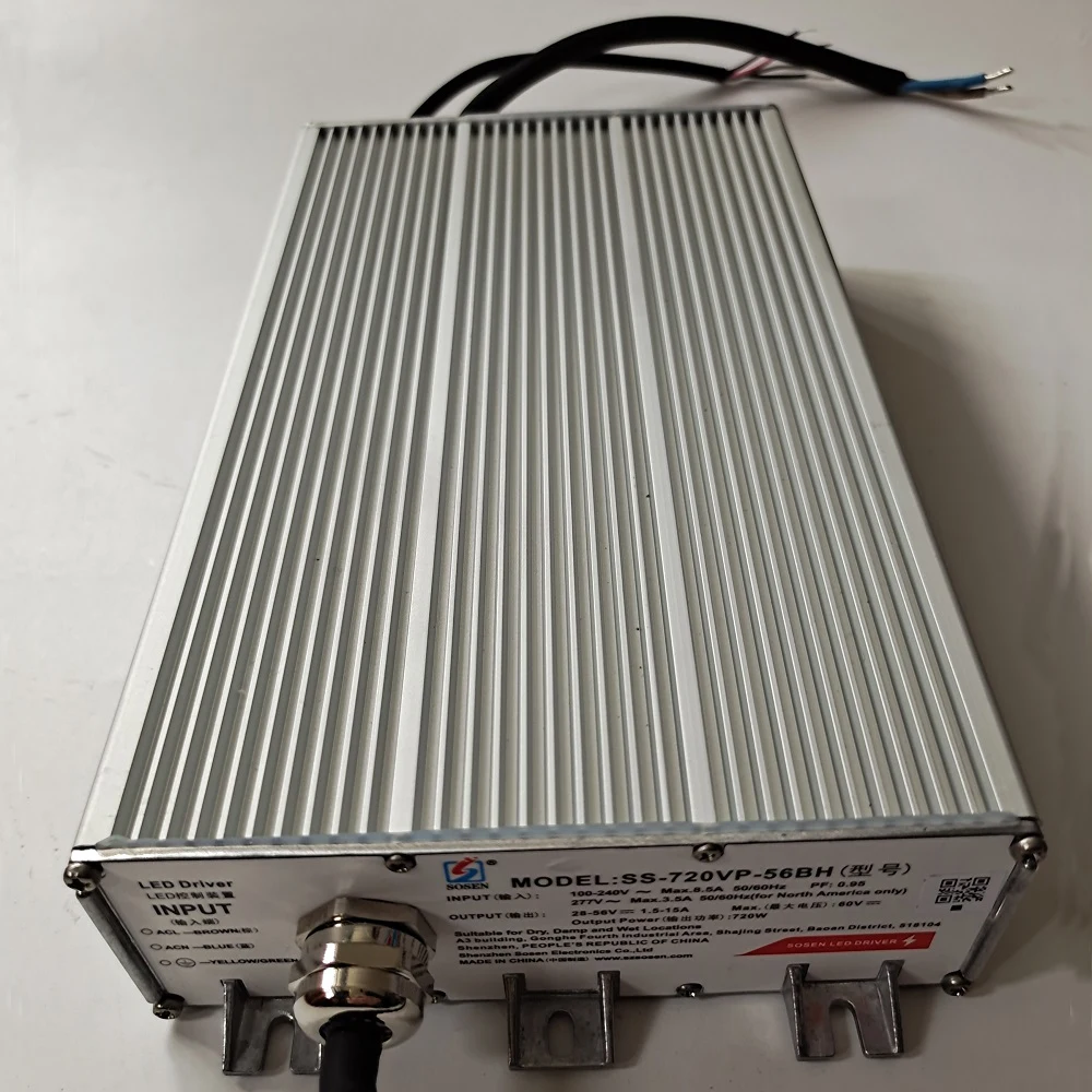 SOSEN 600W 720W Dimmable Led Driver SS-600VP-56BH Led Driver 720W SS720VP56BH