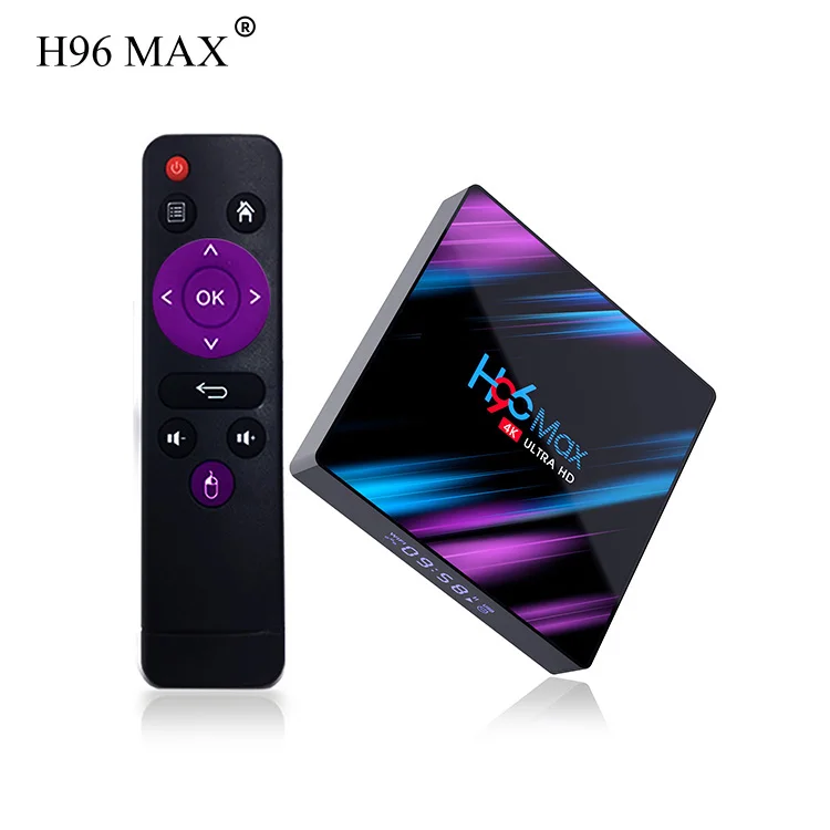 Android TV Box 4k Rk3318 16GB 32GB 64GB Android 10.0 Dual Wifi Mini Smart TV Box WIth Led Display