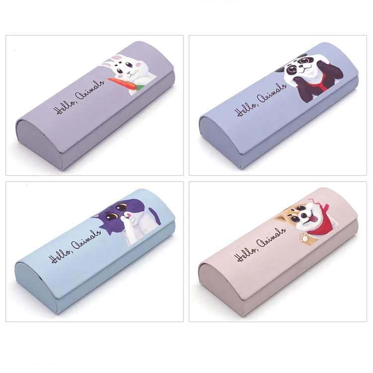 Cute Kids Eyeglasses Hard Case Custom Logo Pattern Wholesale Cartoon Student Children Glasses Sunglasses Storage Box