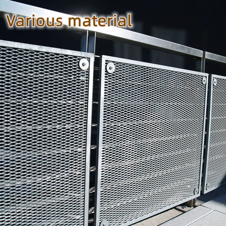 Factory Wholesale Powder Coated Diamond Hole Customized Cheap Aluminum Metal Fence Panels