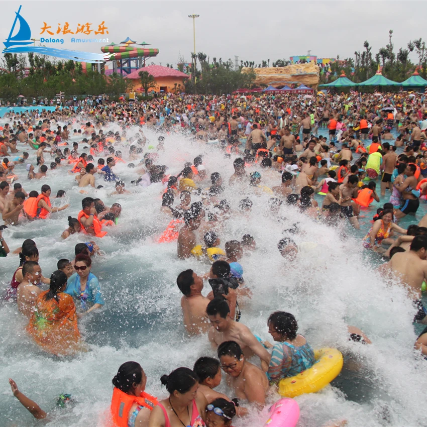Guangzhou Factory Artificial Wave Pool Surf Wave Pool Machine Artificial Tsunami Wave Style Swimming Pool Equipment For