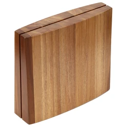 Premium Acacia Wood Magnetic Knife Block without knives