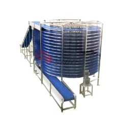 ice cream continues spiral freezer/industrial blast freezer/double drum spiral iqf shock freezer