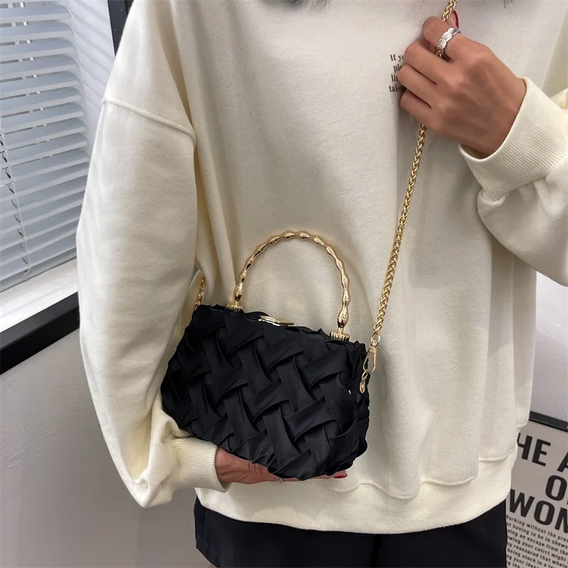New Arrivals Purses and Handbags Woven Hand Bags Women Handbags Ladies Shoulder Luxury Bags Chain Purses Handbags 2023