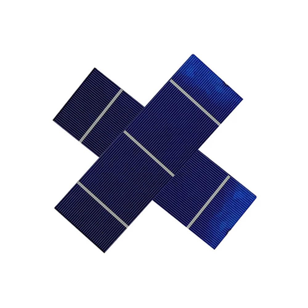 1/3 cut 156*52mm cut mini small polycrystalline pv generac power solar cells A class 17.7% 1.45w perc 3bb solar energy products