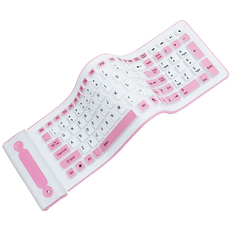Flexible Keyboard Silicone keyboard For iPad,PC,laptop,desktop wireless keyboard for ipad air