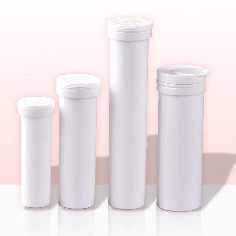 plastic 125mm height effervescent tablet tube for effervescent tablet tube and bottle