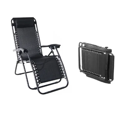 
Outdoor Funiture Foldable Metal Sun Patio Garden Lounger Recliner Easy Chair 