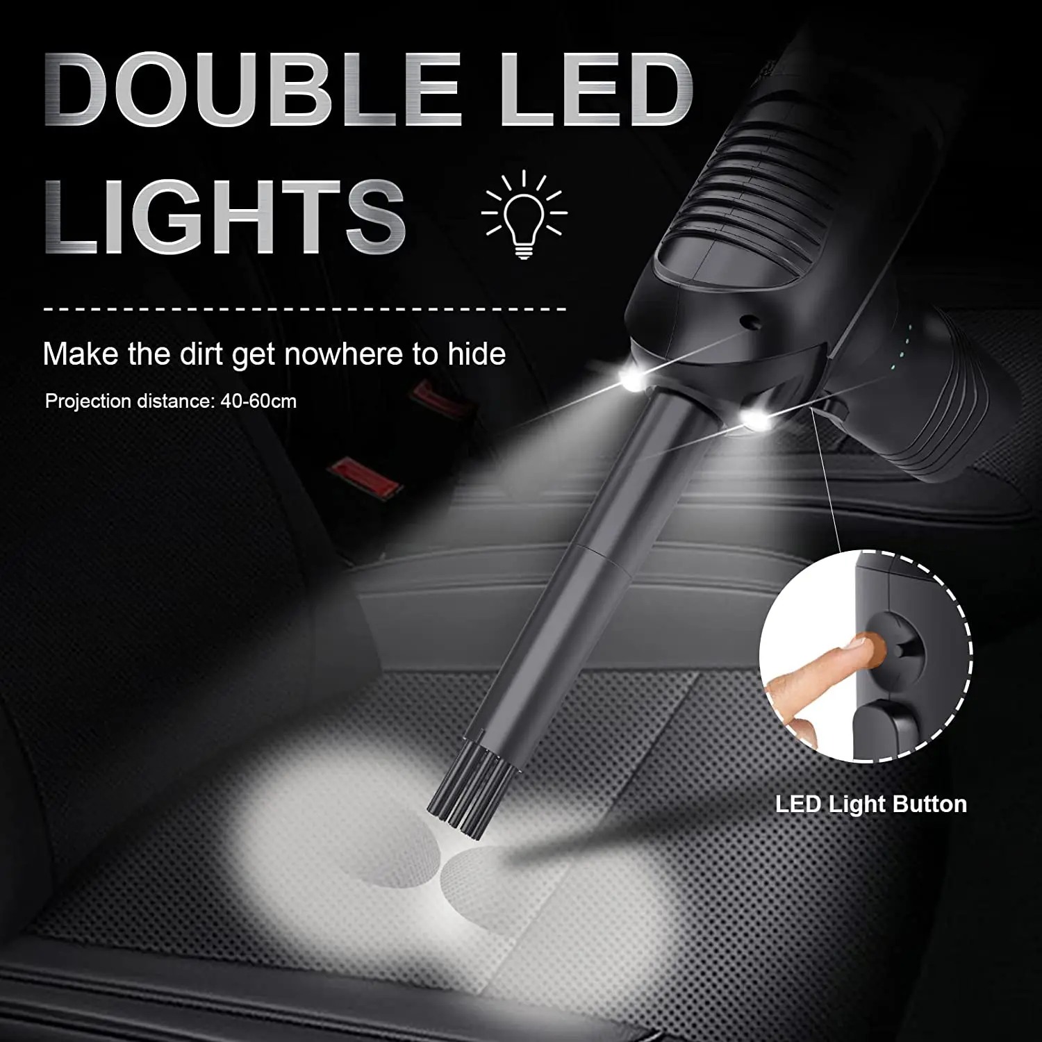 90000RPM 90W 2 in 1 Car Vacuum Cleaner Air Blower Duster Portable Handheld Home Vehicle Vacuum Cleaners