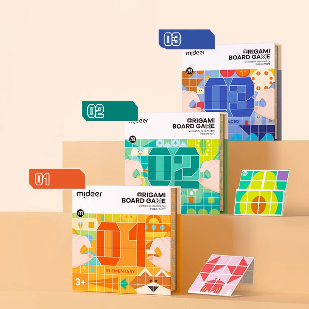 2023 DIY Paper Cutting Book and 3D Origami Sets Animal Handcraft Educational Toy for Kindergarten Kids Children