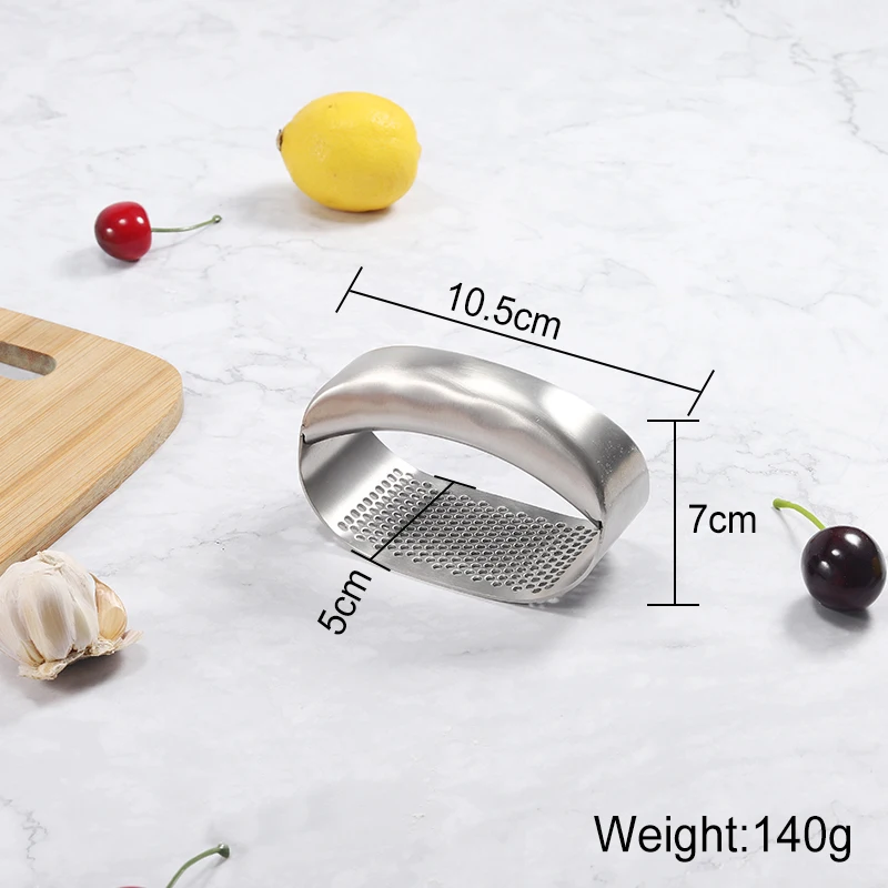 kitchen accessories wholesale stainless steel manual garlic press tool crusher garlic mincer