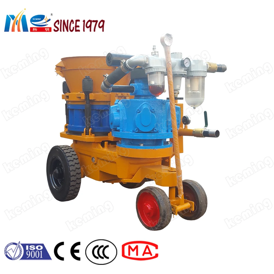 keming air motor concrete gunite Concrete Shotcrete equipment matched with compressor for sale