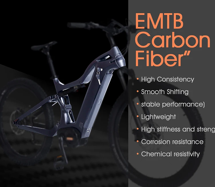 carbon fiber bike central motor bafang ultra 52 volt 1500 watt m620 ebike full suspension e bike 275 inch 29er
