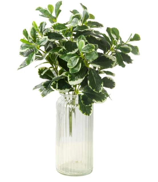 Hot Sale Artificial Plant 7 and 9 Branches Green Artificial Leaves for Wedding Living Home Decor