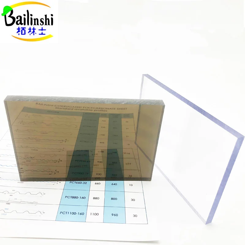 Custom Hard Roof Sheet Brown Isolate Compact Laminated Polycarbonate Solid Sheet