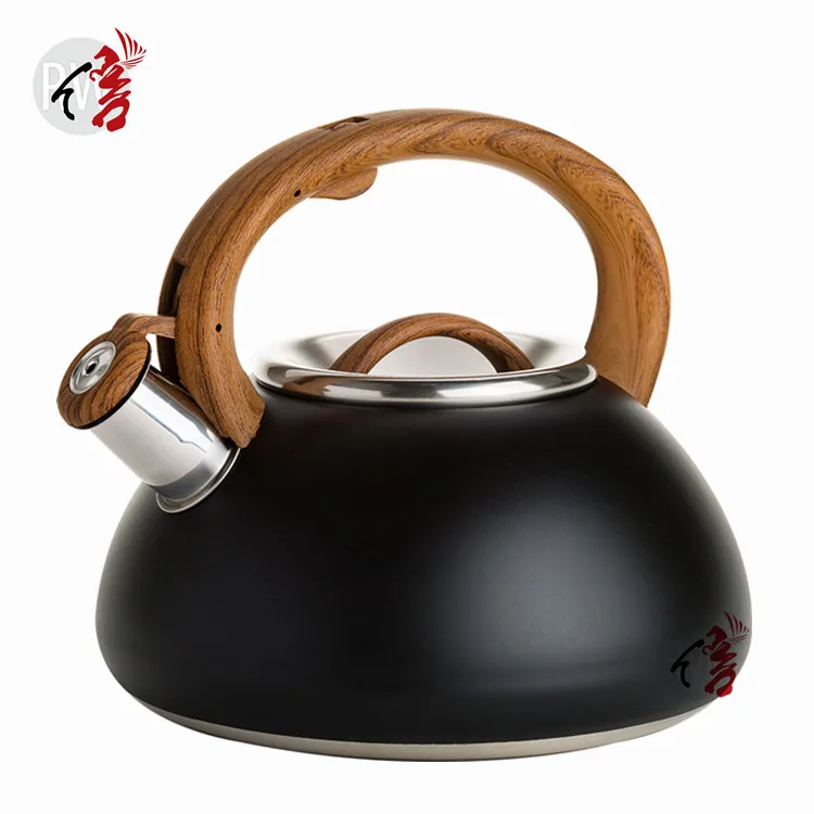 Kettle whistling wooden handle Realwin whistle gas kettle