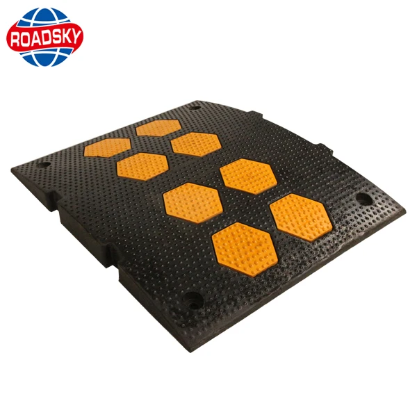 Лежачий полицейский дороги резиновый валик скорости для безопасности