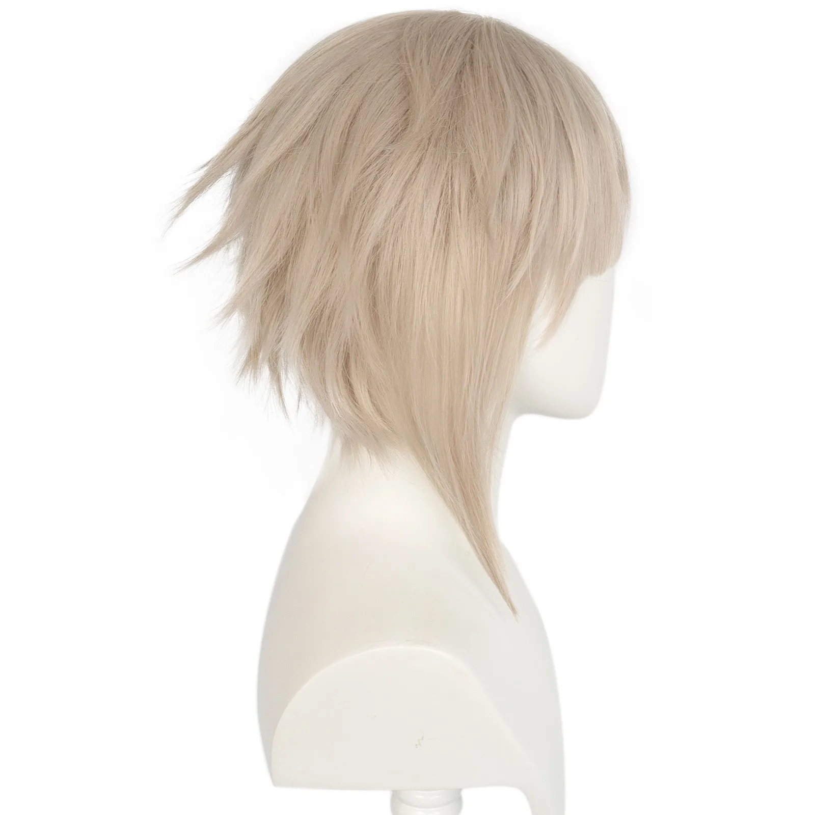 Anogol Bungou Stray Dogs Atsushi Nakajima Linen Grey Cosplay Wig 30cm hot selling wig short hair