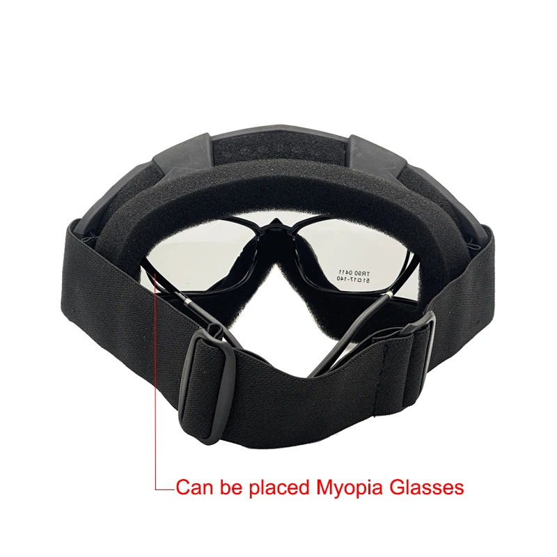 Custom Anti-Fog Motocross Glasses UV400 Facial protective cover TPU Frame Anti-Reflective Lenses