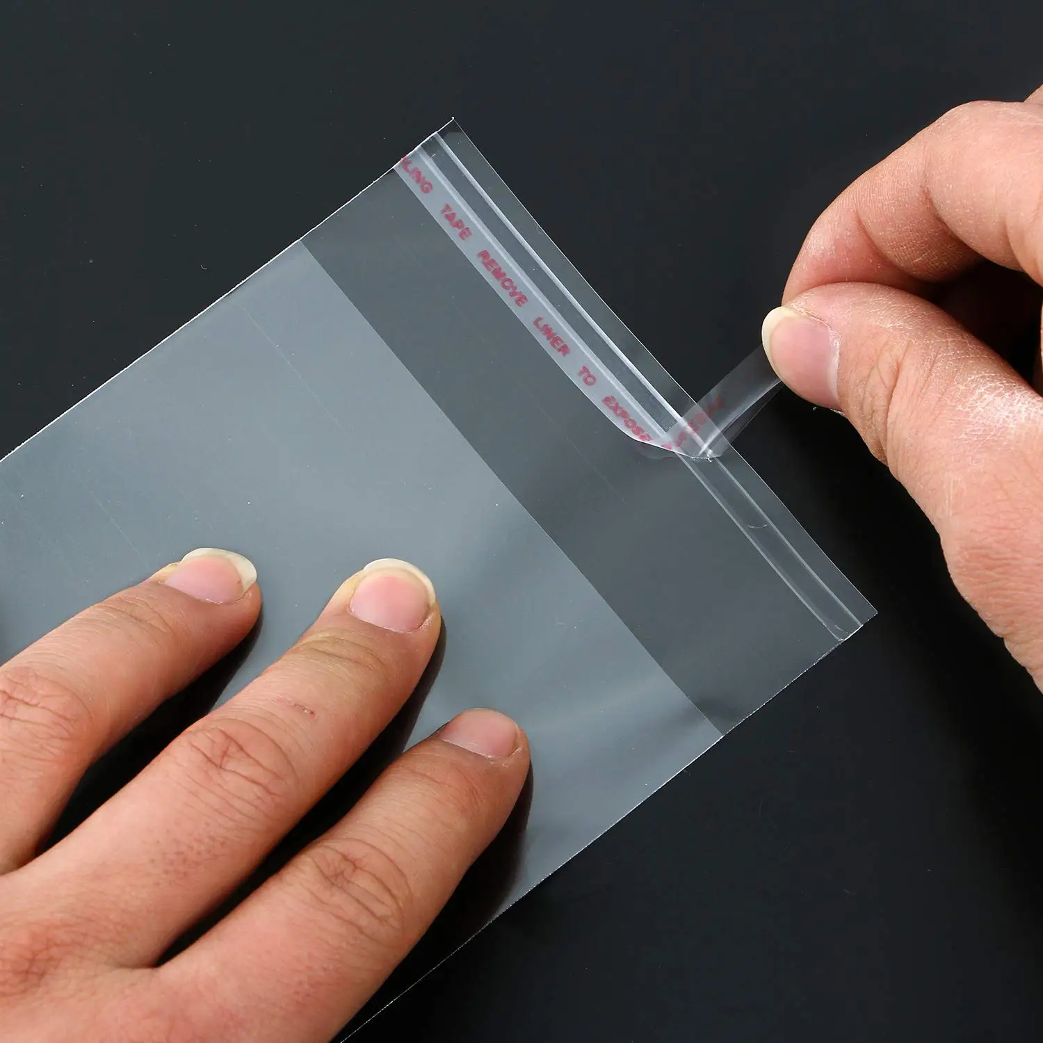 Zoushi Opp Beutel High Quality Custom Printed Clear Opp Self Adhesive Bag With Header Sealing Plastic Packing Opp Poly Bag