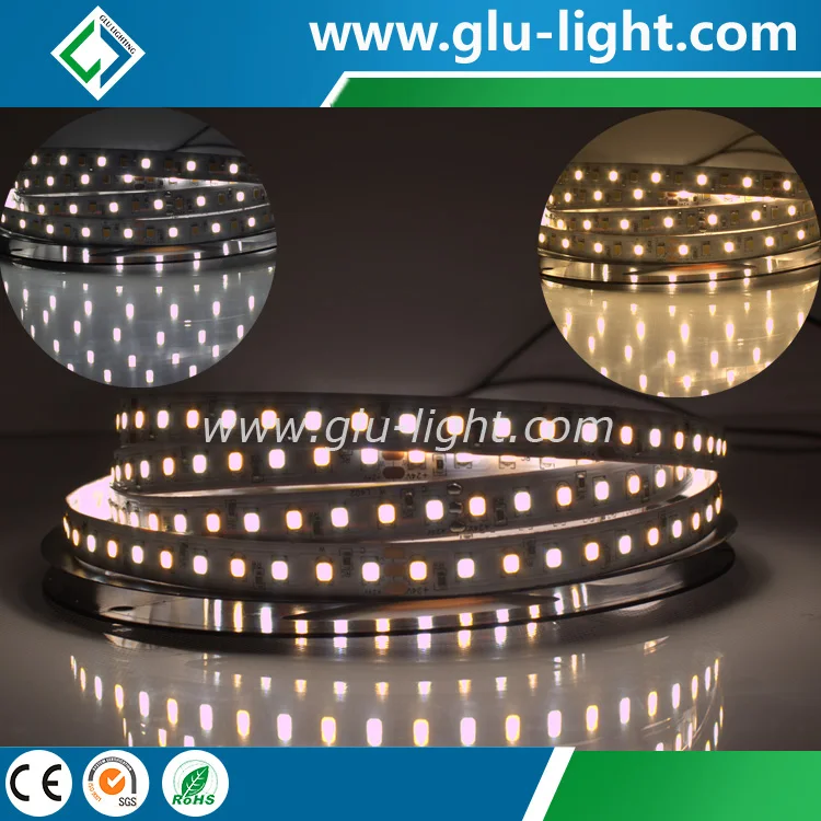 Фабричная Высококачественная Двухцветная светодиодная лента 2835 Ra95 с высоким индексом цветопередачи для студийной кинопромышленности