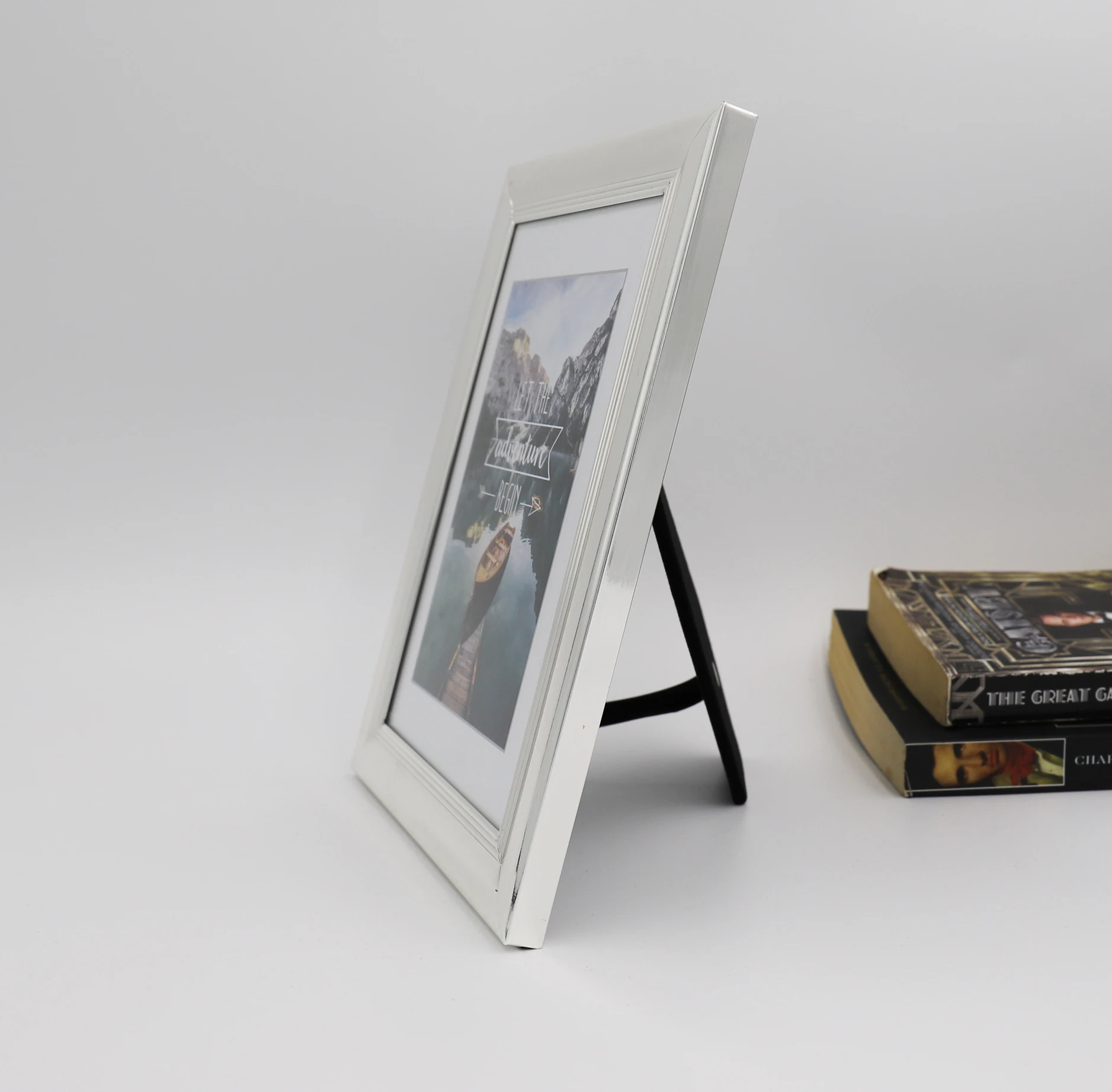 hot saling design New metal iron silver rose gold custom size 4x6 5x7 photo frame picture frame table portrait frame