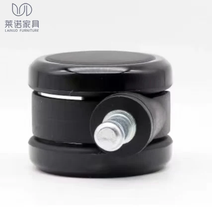 60mm noise free PU home furniture component office chair caster office chair wheels