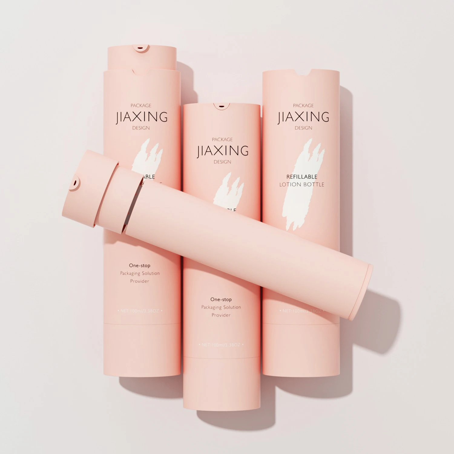 Empty Refillable Airless Pump Bottle Travel Foundation Containers Airless Cosmetic Pump Bottle for Lotion and Face Cream