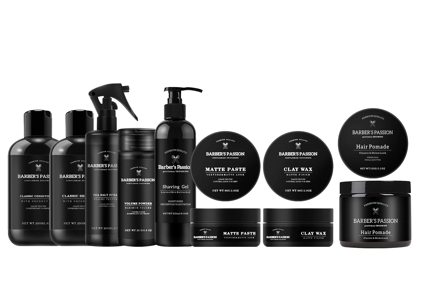 GMP certificate factory price hot sale nice smell high hold matt hair styling clay wax