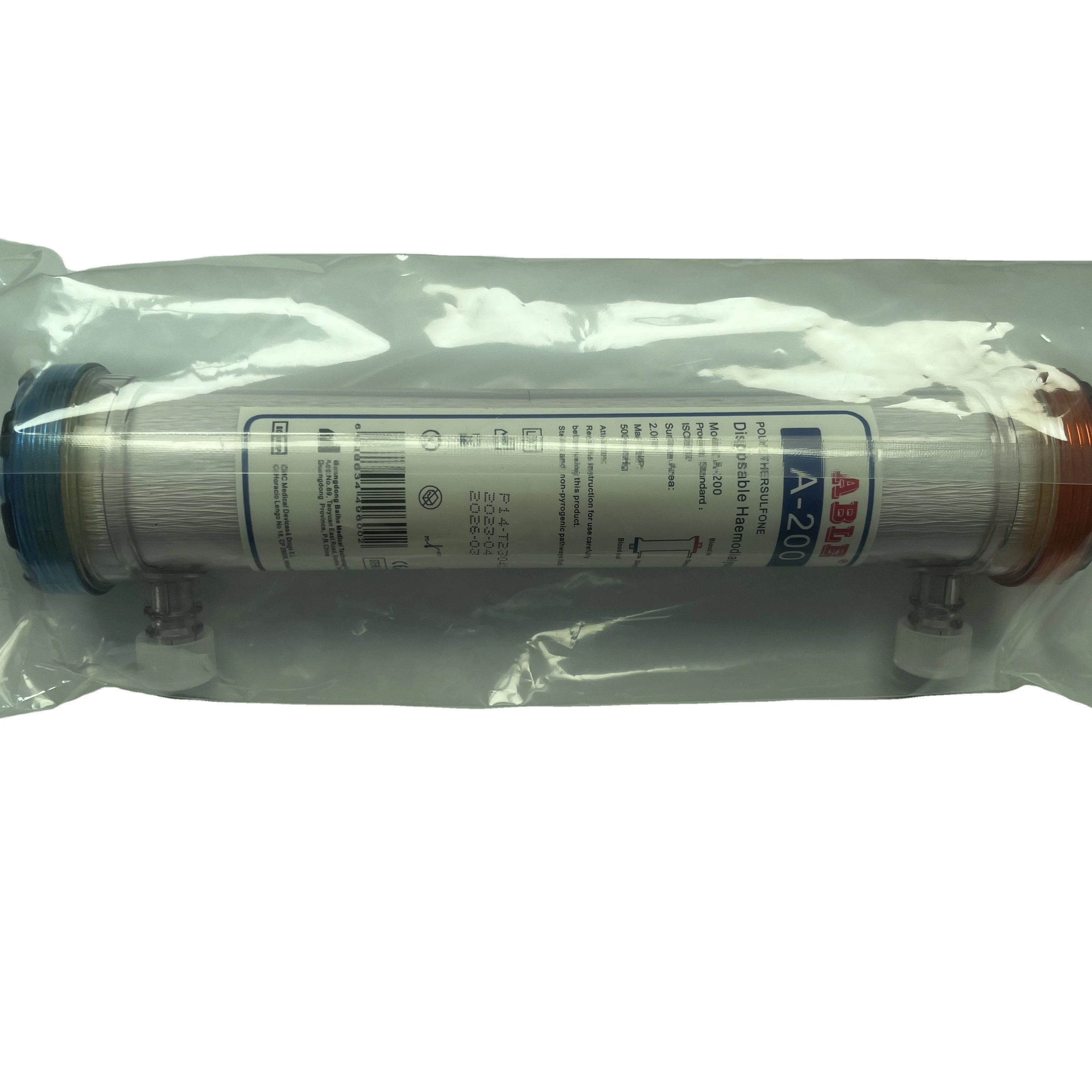 ABLE Manufacturer Medical Dialysis Filter Fiber High Flux and Low Flux Hemodialysis Dialyzer