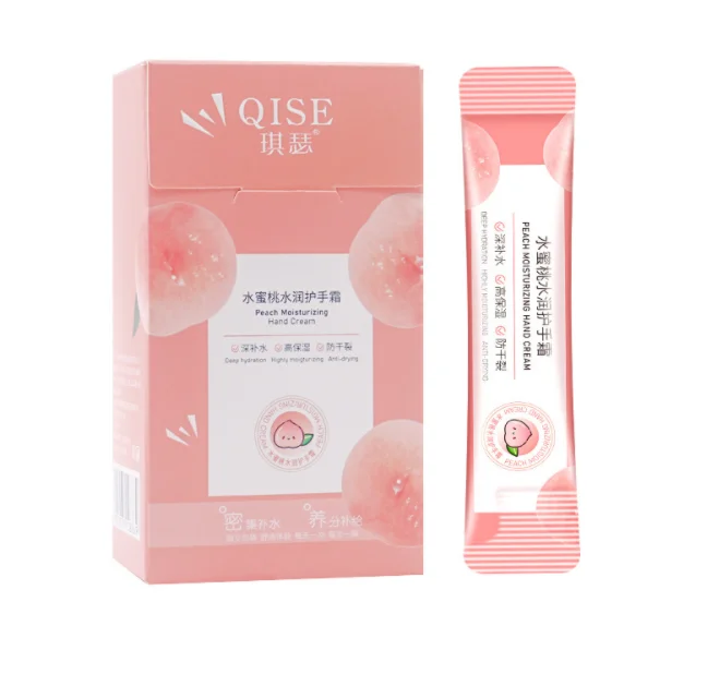 Qise Peach Hand Cream Moisturizing 20 Pack Autumn/Winter Moisturizing Anti-Peeling Dry Hand Cream